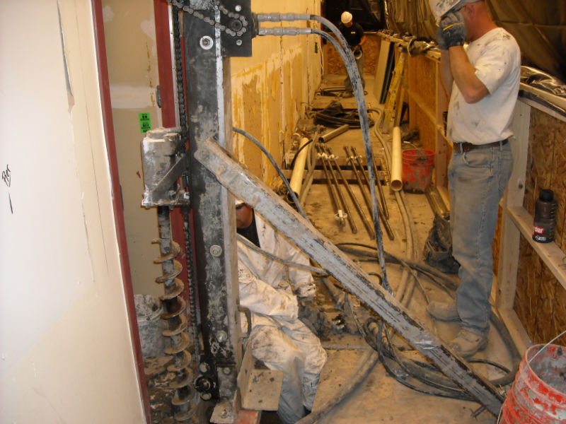 Limited Access Piling and Anchor Construction DRS Engineering Contractors